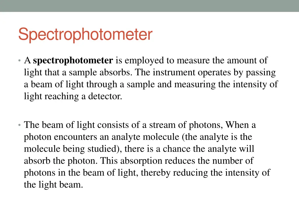 spectrophotometer