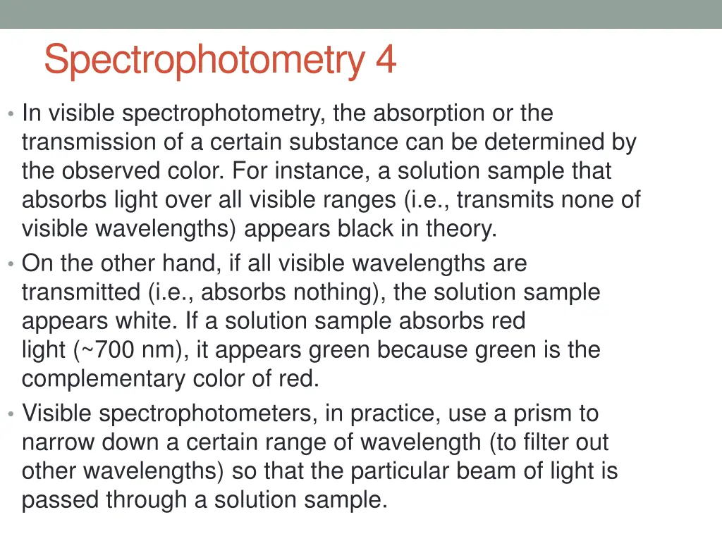 spectrophotometry 4