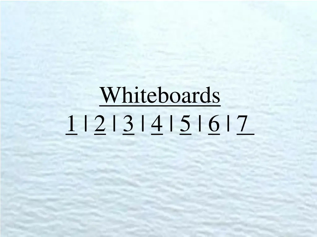 whiteboards 1 2 3 4 5 6 7