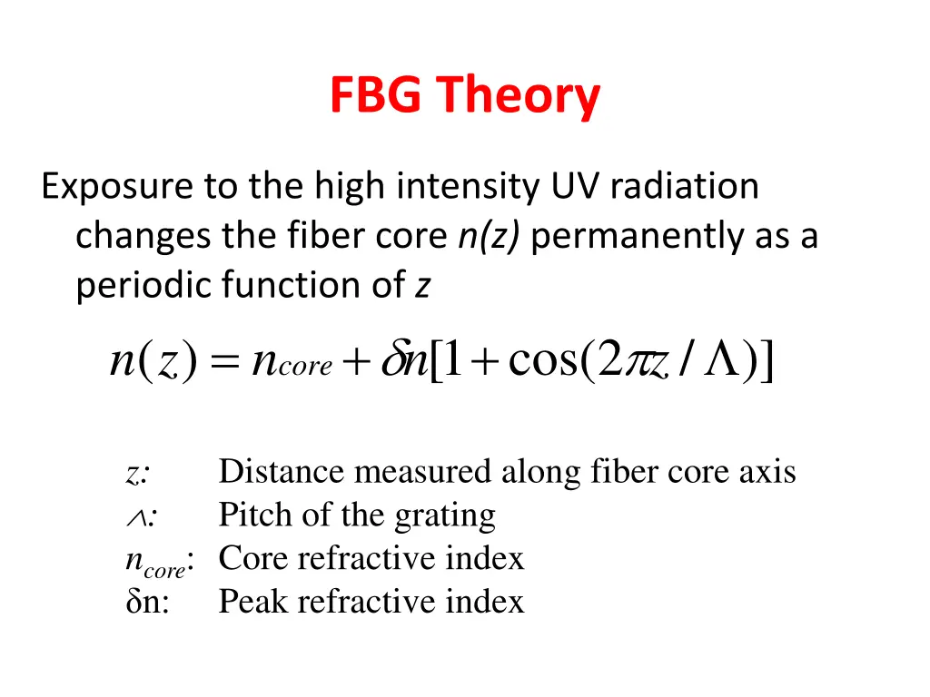 fbg theory