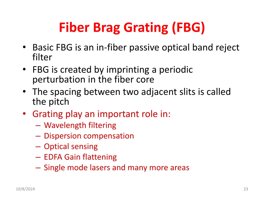 fiber brag grating fbg