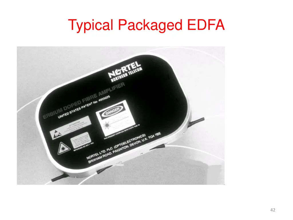 typical packaged edfa