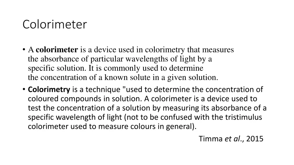 colorimeter