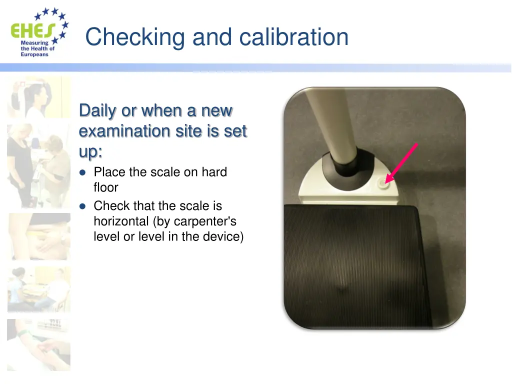 checking and calibration