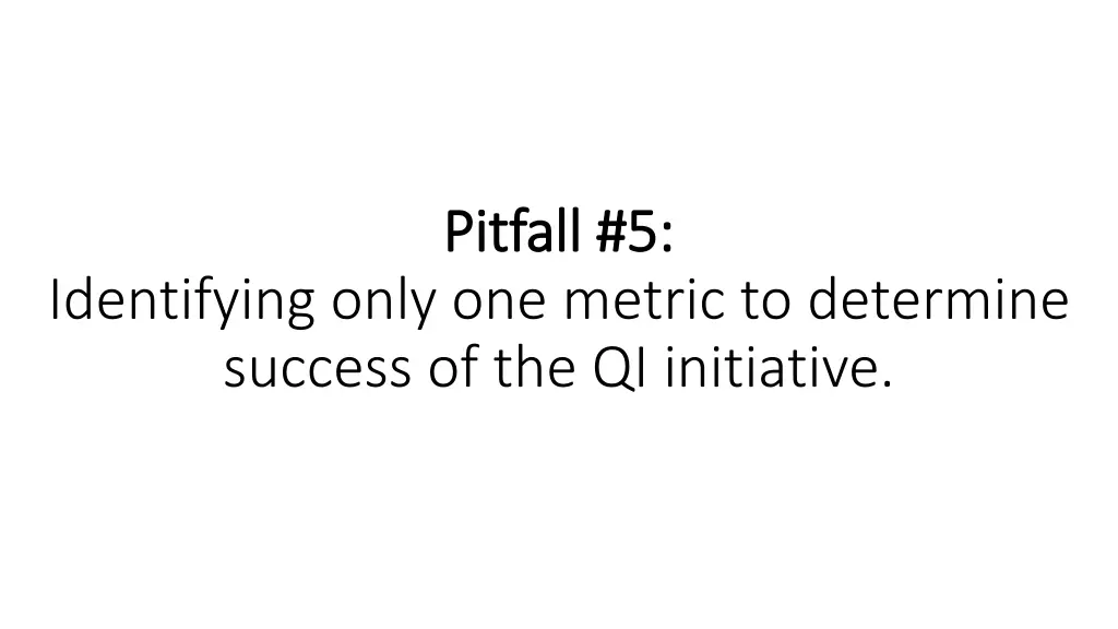 pitfall 5 pitfall 5