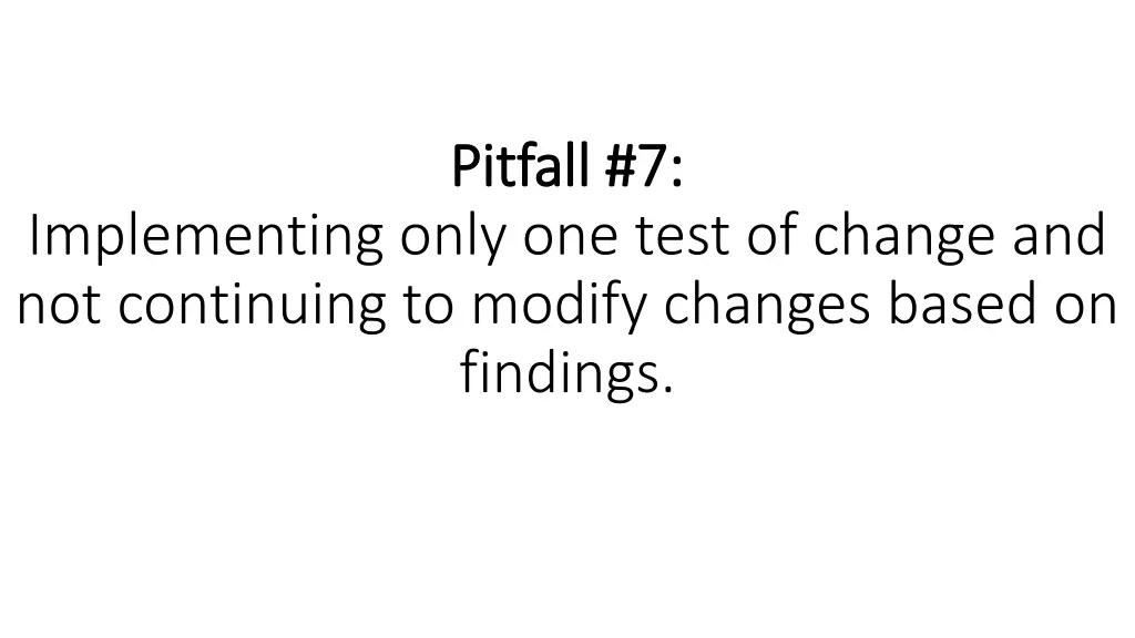 pitfall 7 pitfall 7