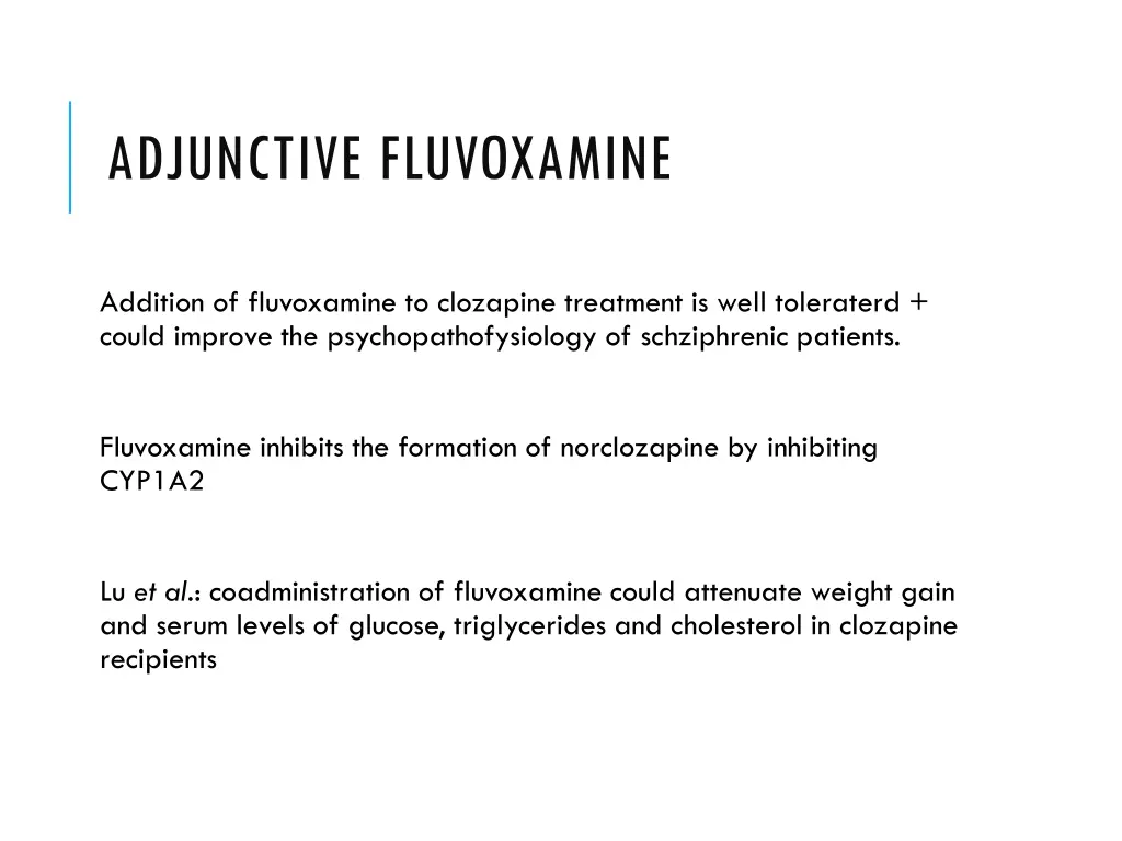 adjunctive fluvoxamine