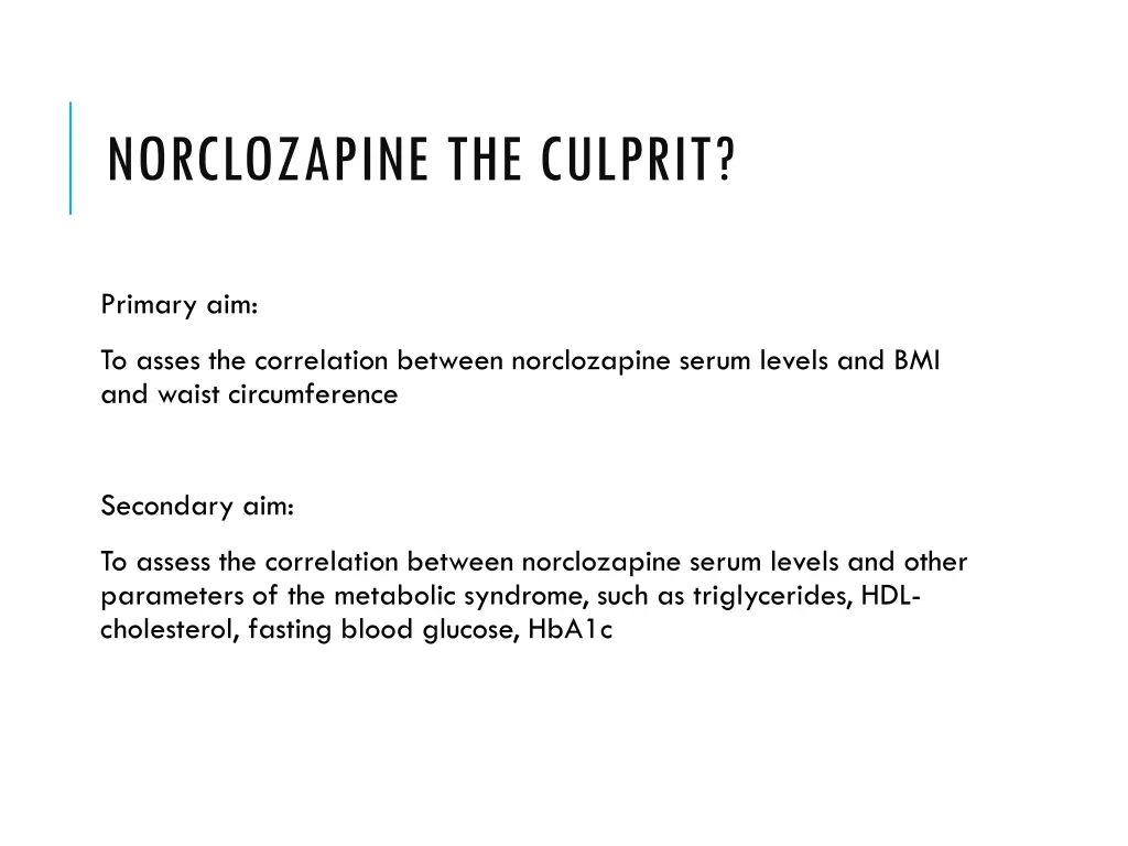 norclozapine the culprit 2