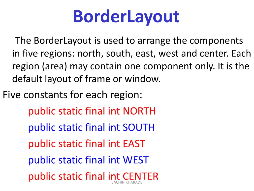 borderlayout