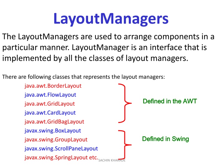 layoutmanagers