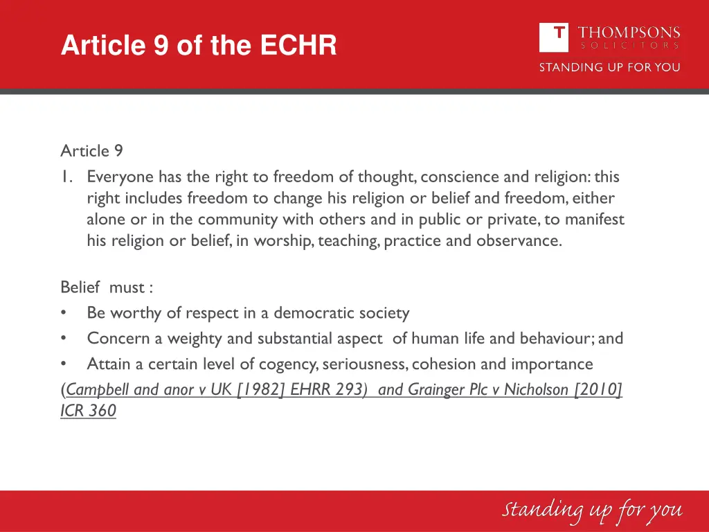 article 9 of the echr