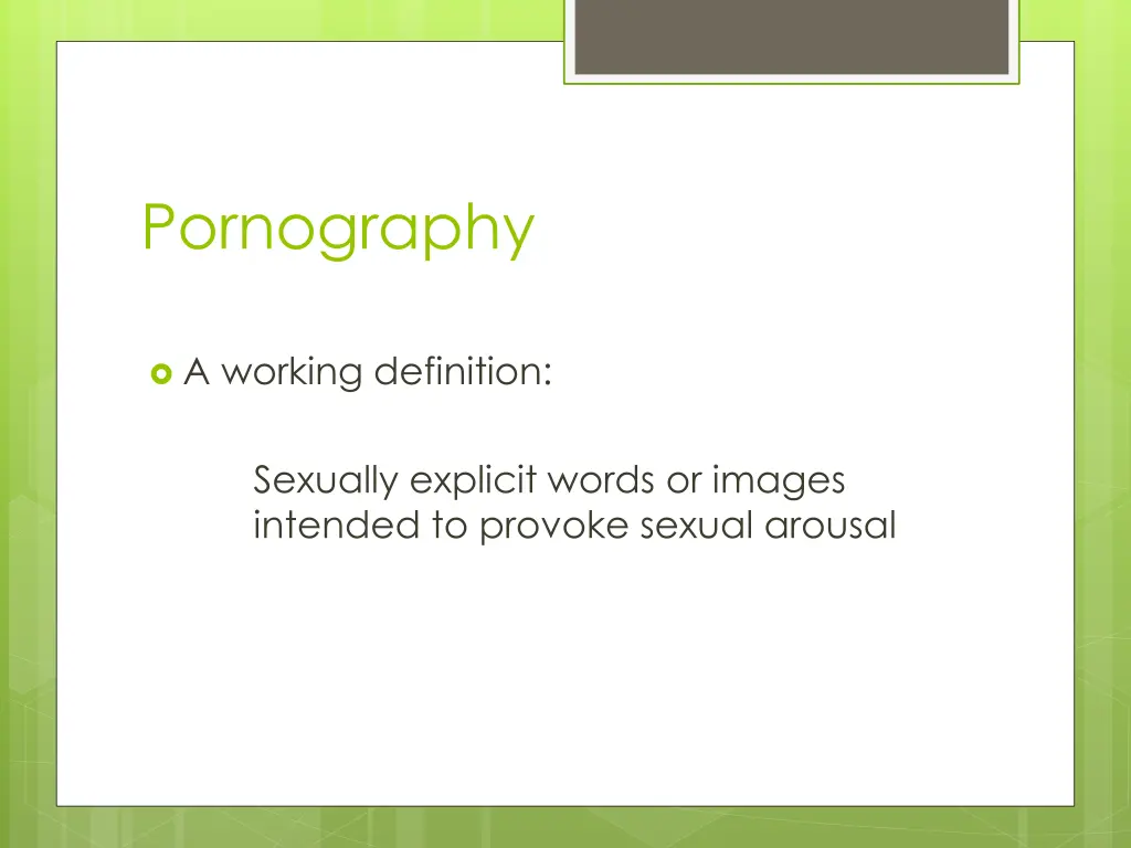 pornography