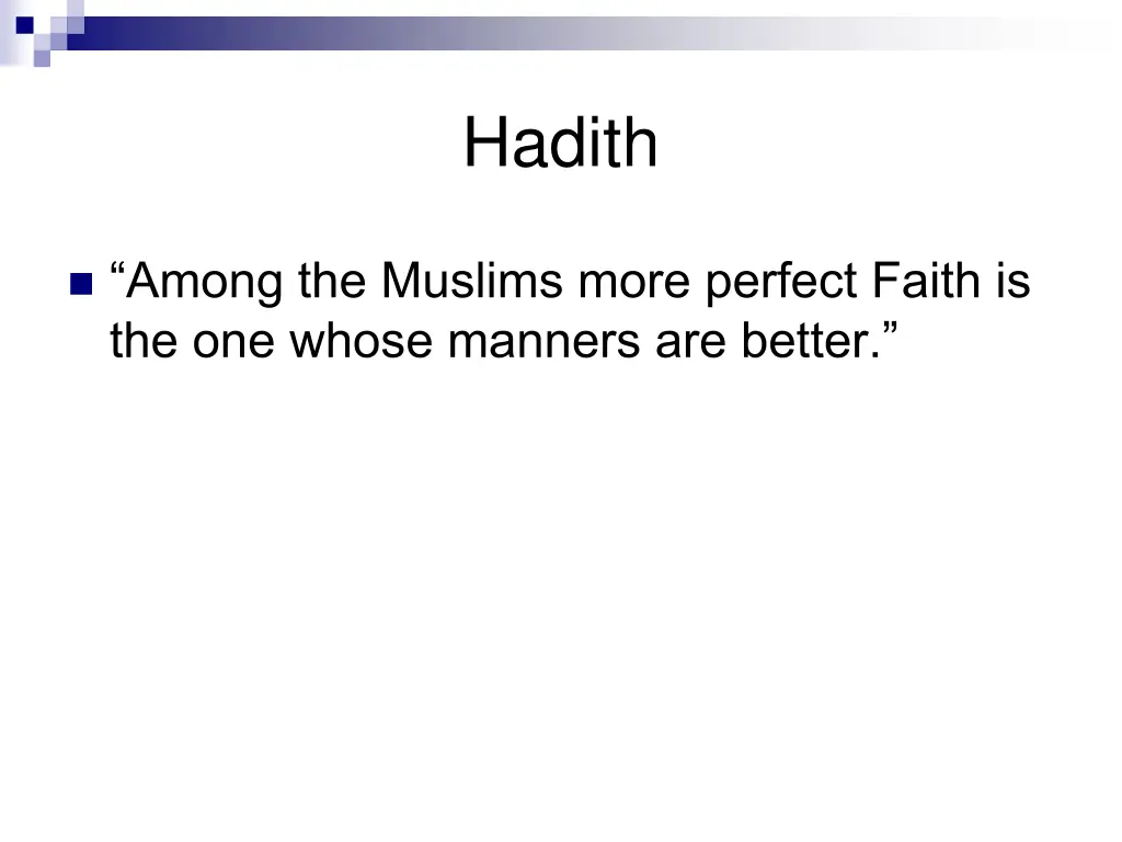 hadith 1