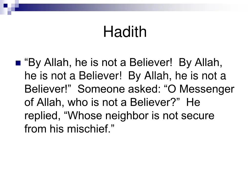 hadith 10