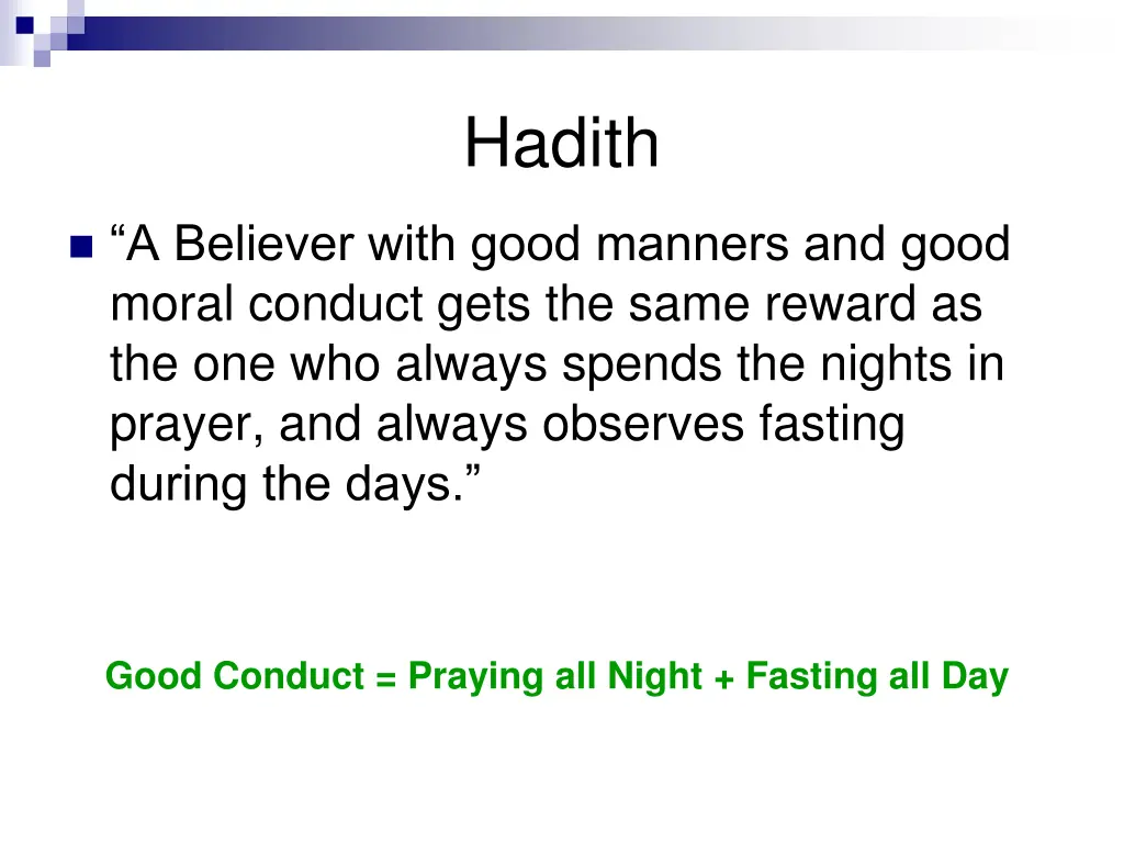 hadith 4