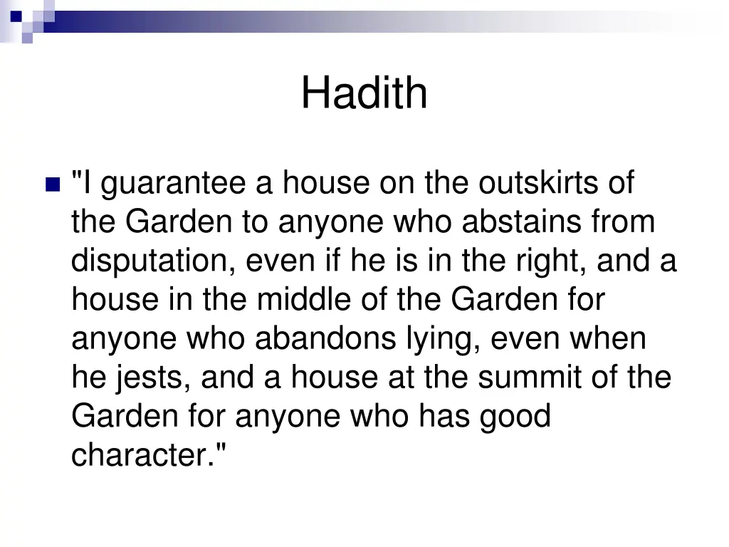 hadith 7