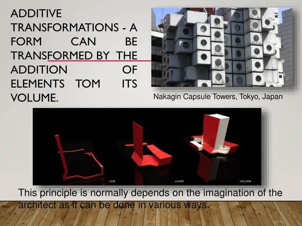 additive transformations a form can transformed