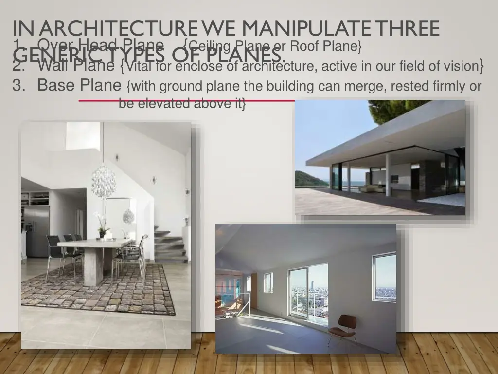 inarchitecture we manipulatethree generictypes