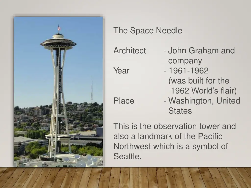 the space needle