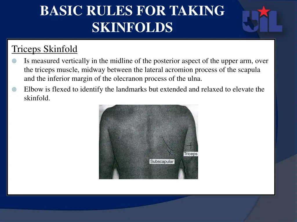 basic rules for taking skinfolds 2