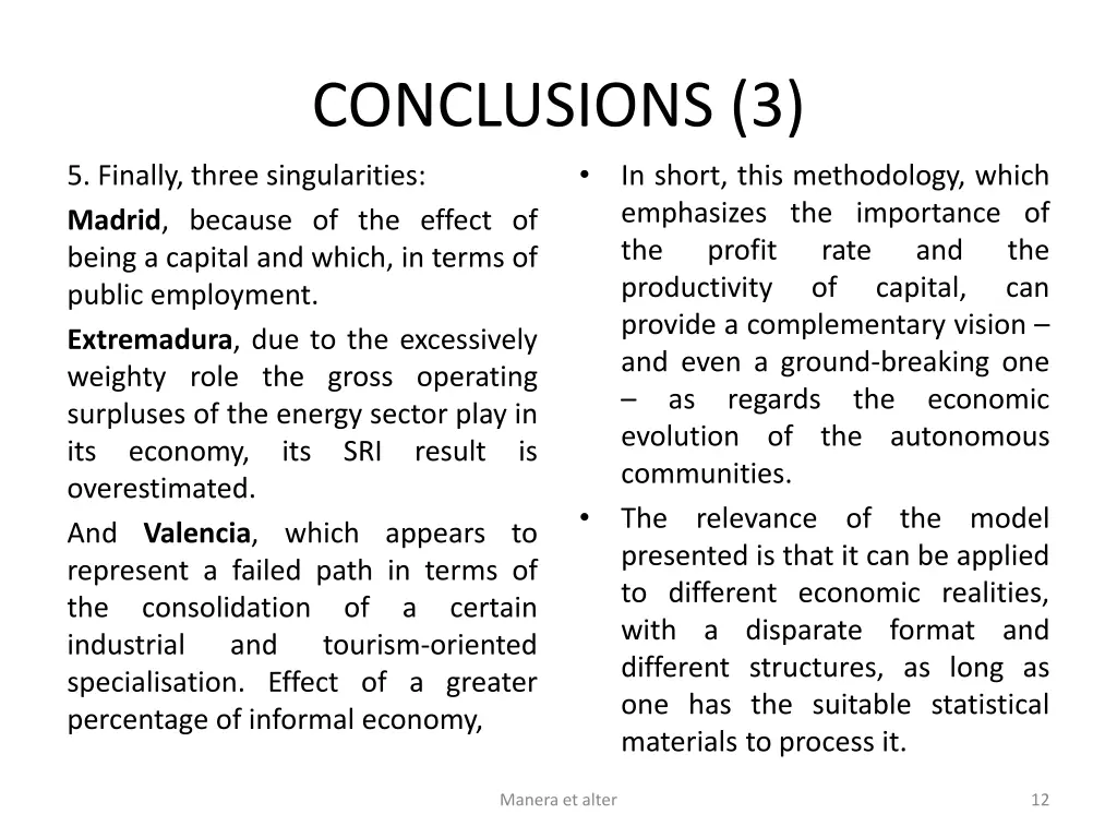 conclusions 3