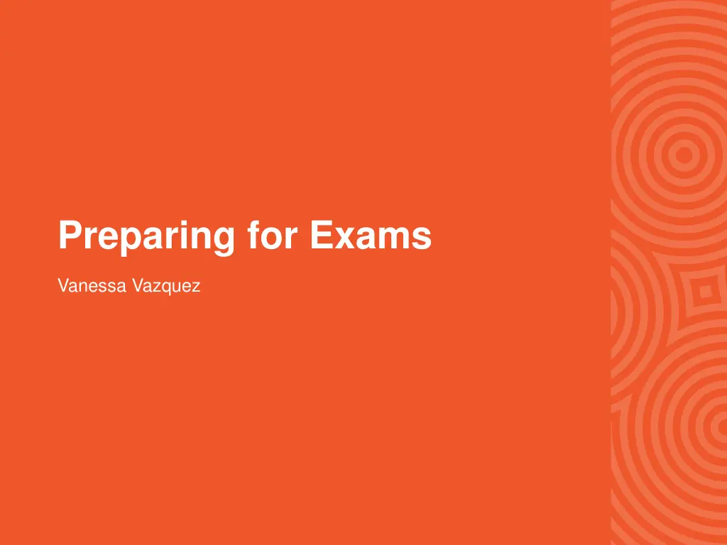 preparing for exams