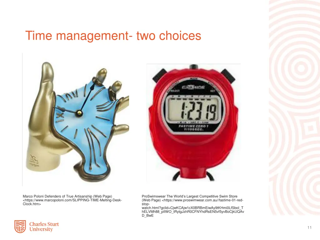 time management two choices