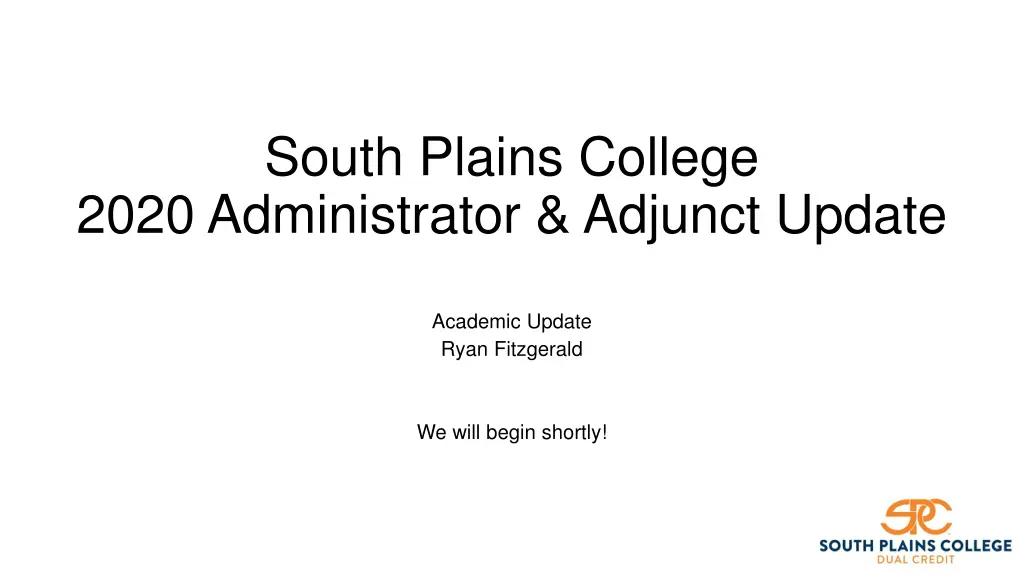 south plains college 2020 administrator adjunct 2