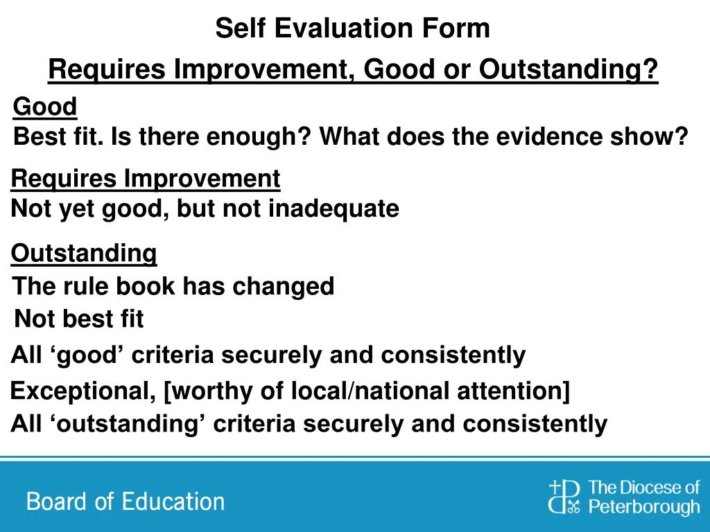 self evaluation form 10