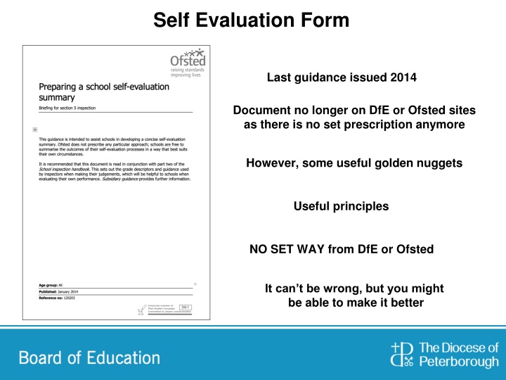 self evaluation form