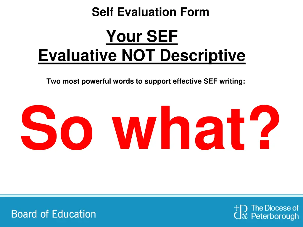 self evaluation form your sef evaluative