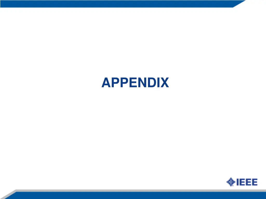 appendix