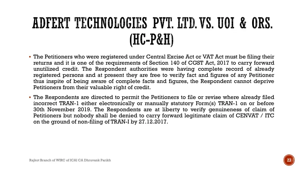 adfert technologies pvt ltd vs uoi ors hc p h