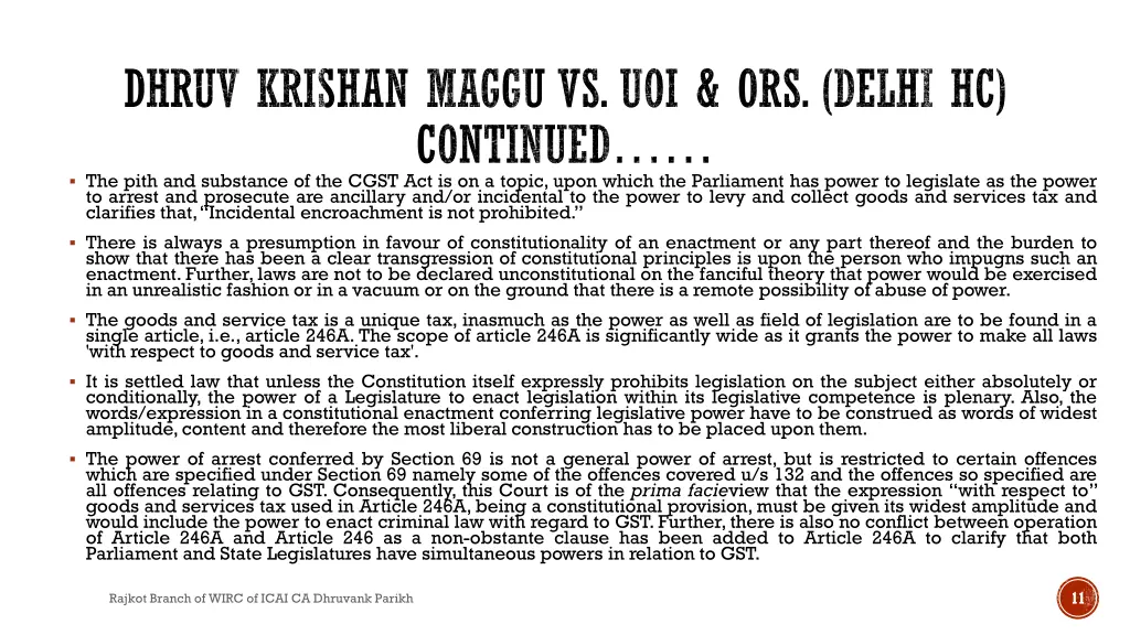 dhruv krishan maggu vs uoi ors delhi hc continued