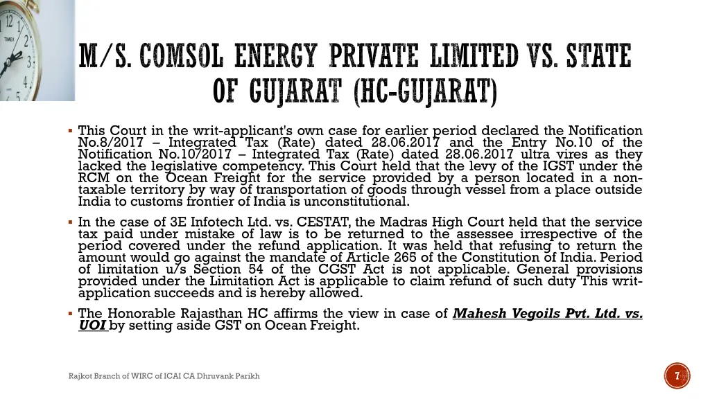 m s comsol energy private limited vs state