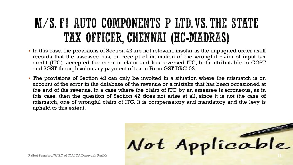 m s f1 auto components p ltd vs the state