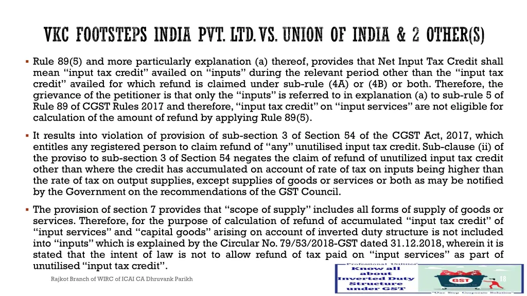 vkc footsteps india pvt ltd vs union of india