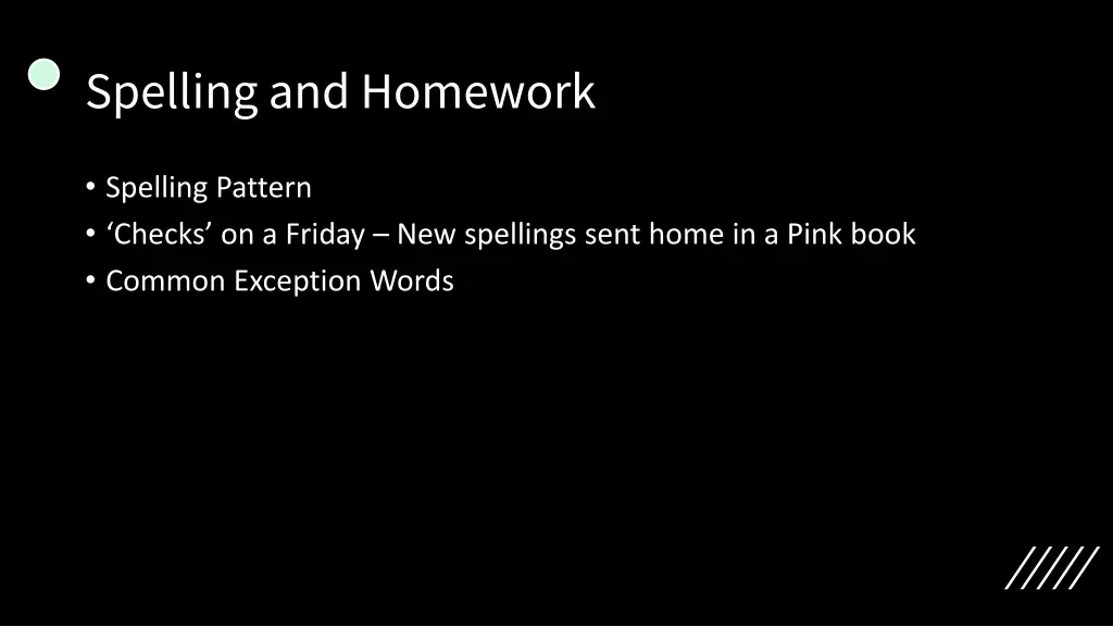 spelling and homework