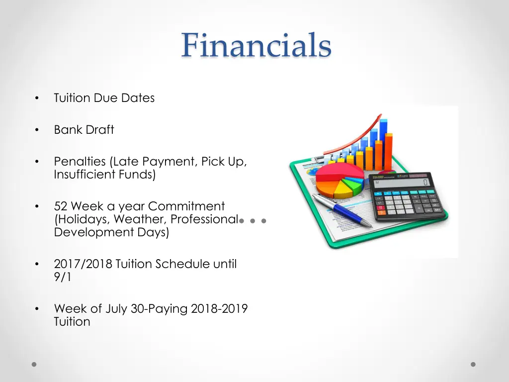 financials