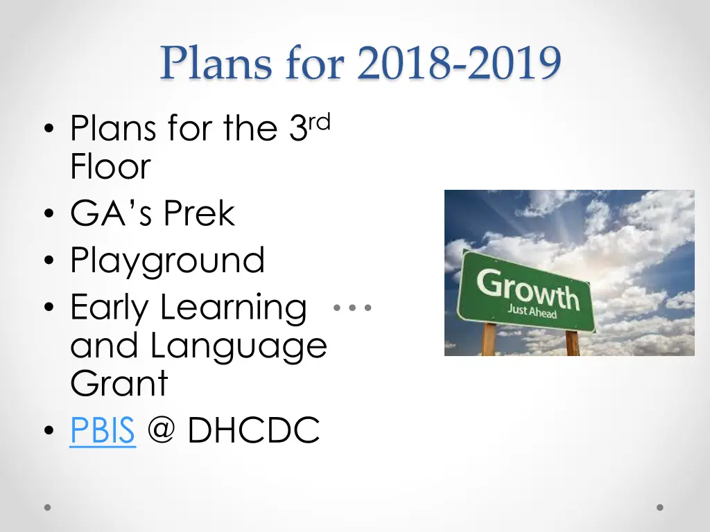 plans for 2018 2019 plans for the 3 rd floor