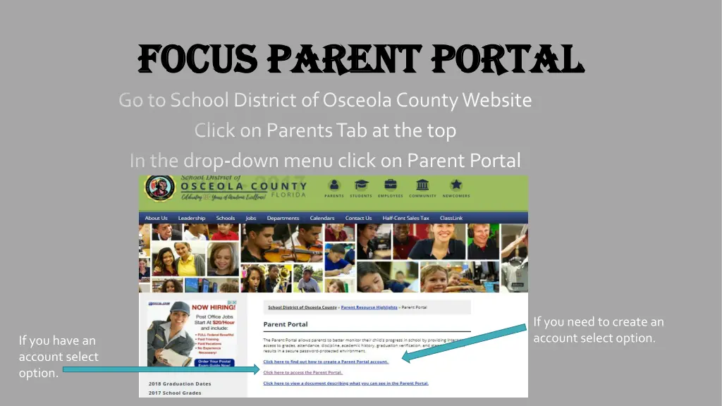 focus parent portal focus parent portal