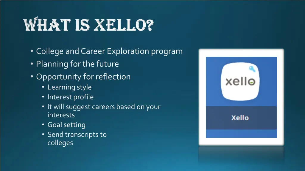 what is what is xello