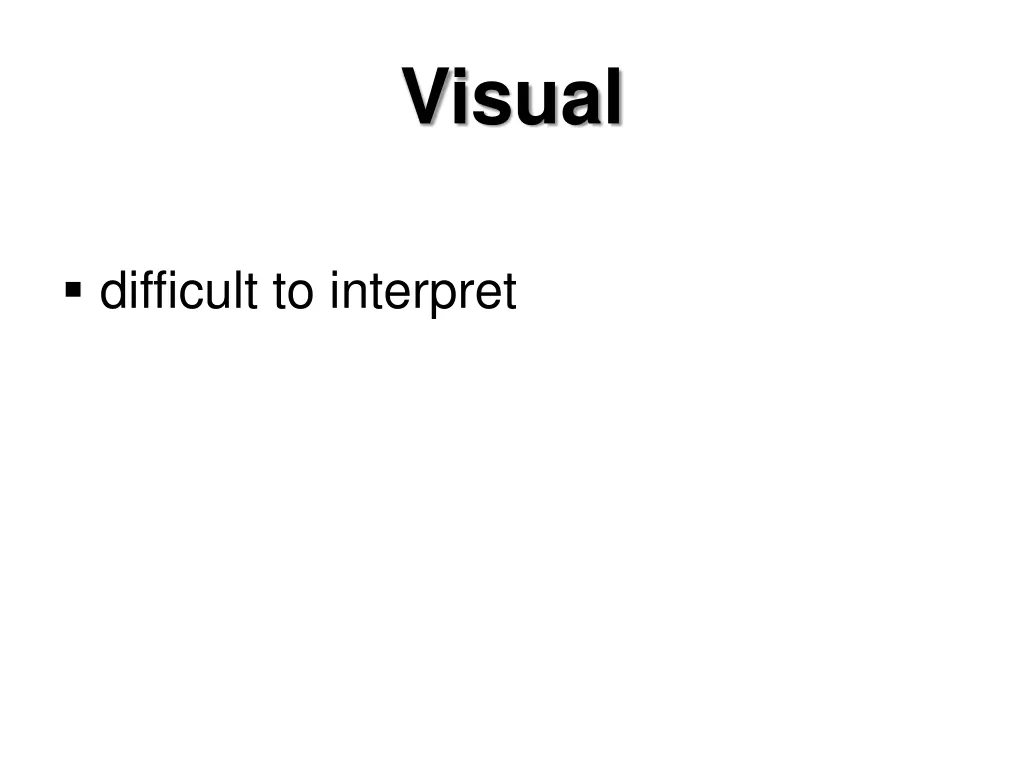 visual
