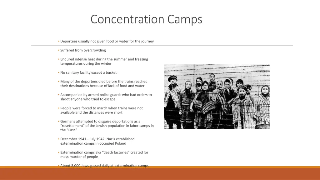 concentration camps