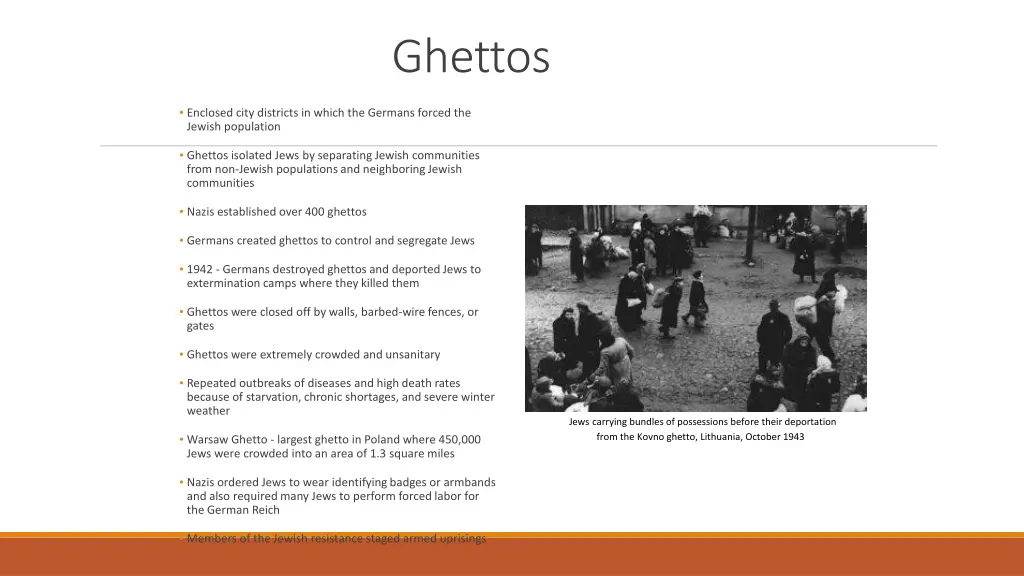 ghettos