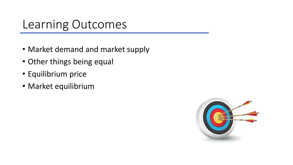 learning outcomes