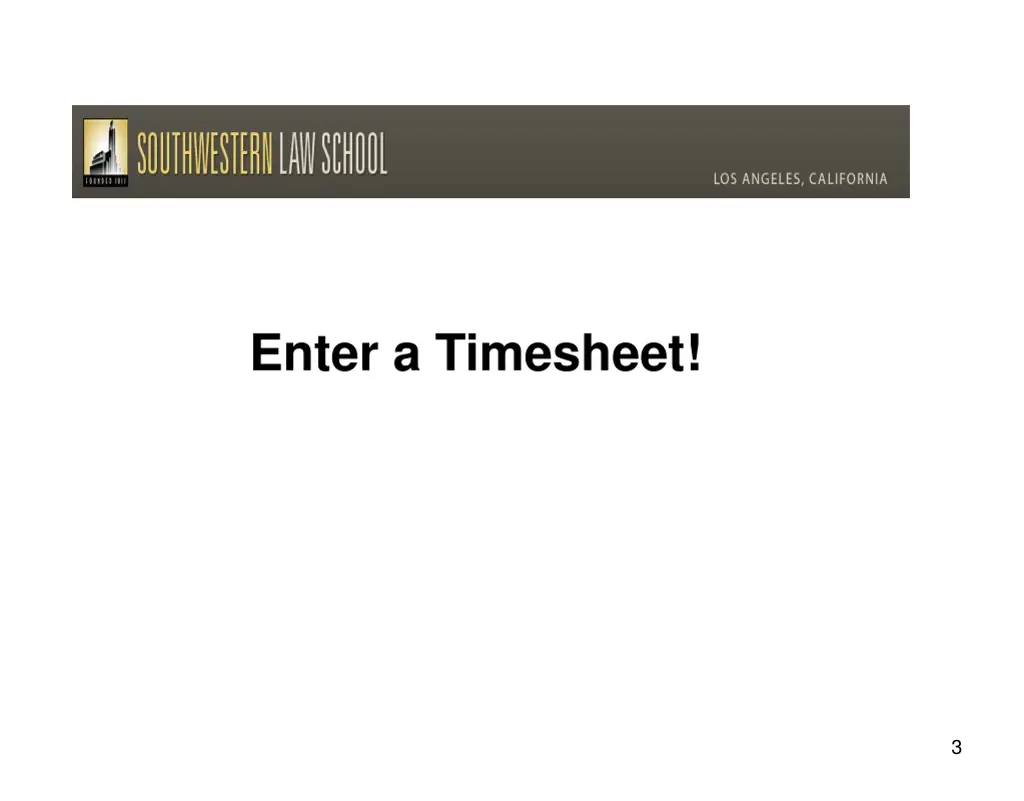 enter a timesheet