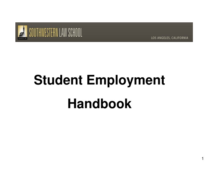 student employment