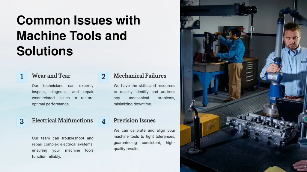 common issues with machine tools and solutions