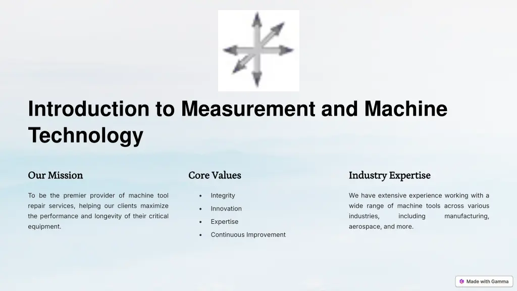 introduction to measurement and machine technology